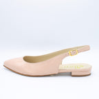 Slingback donna cipria