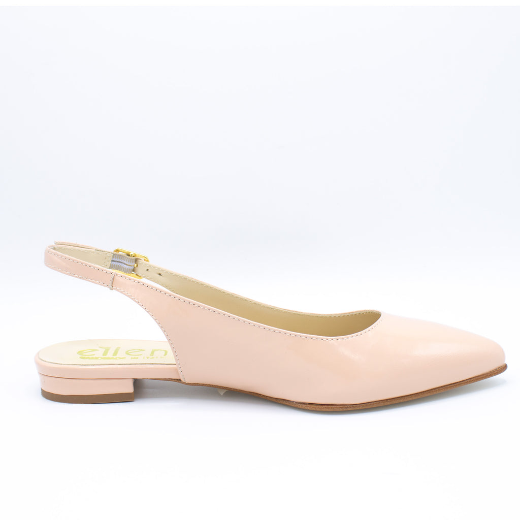 Slingback donna cipria