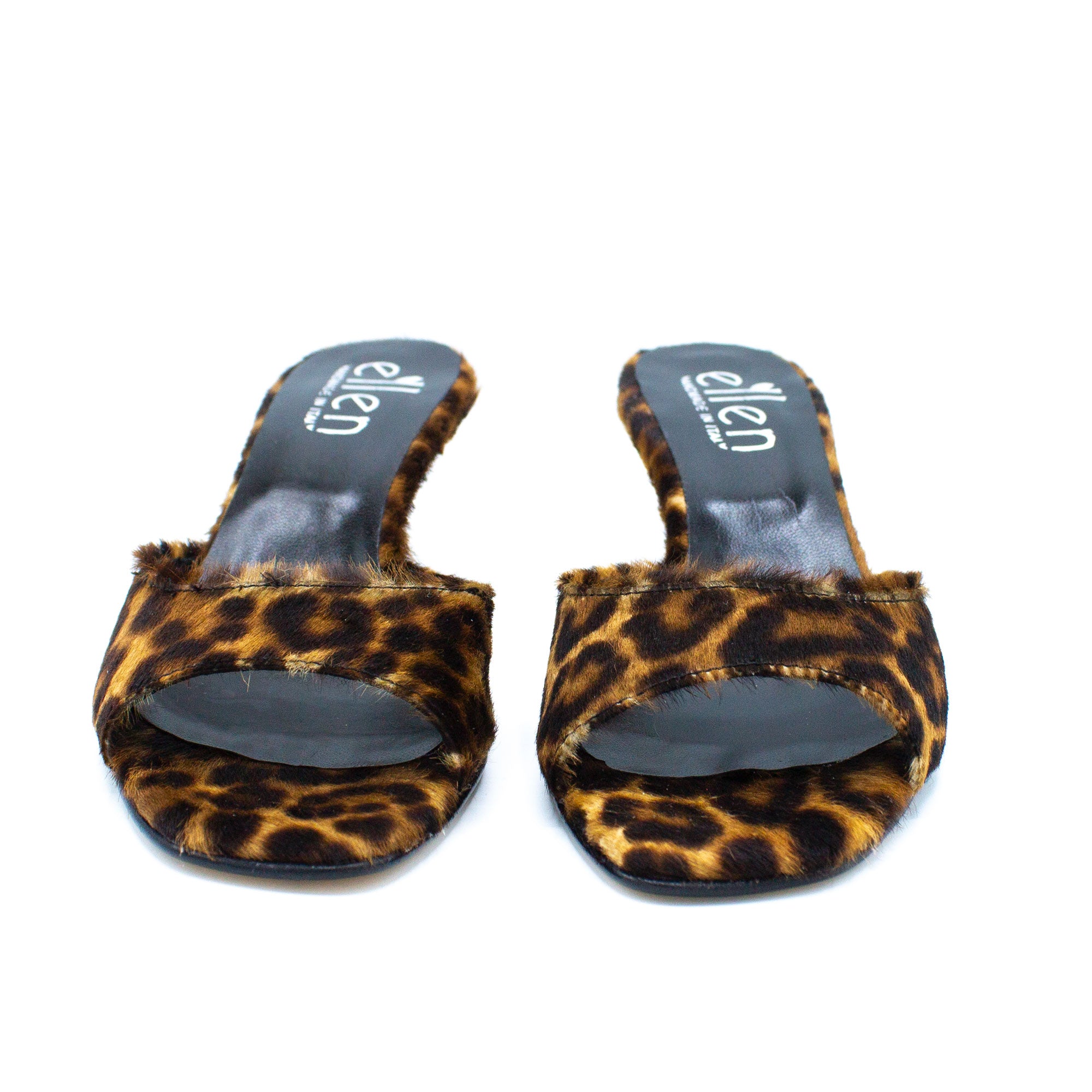 Mules donna leopardo