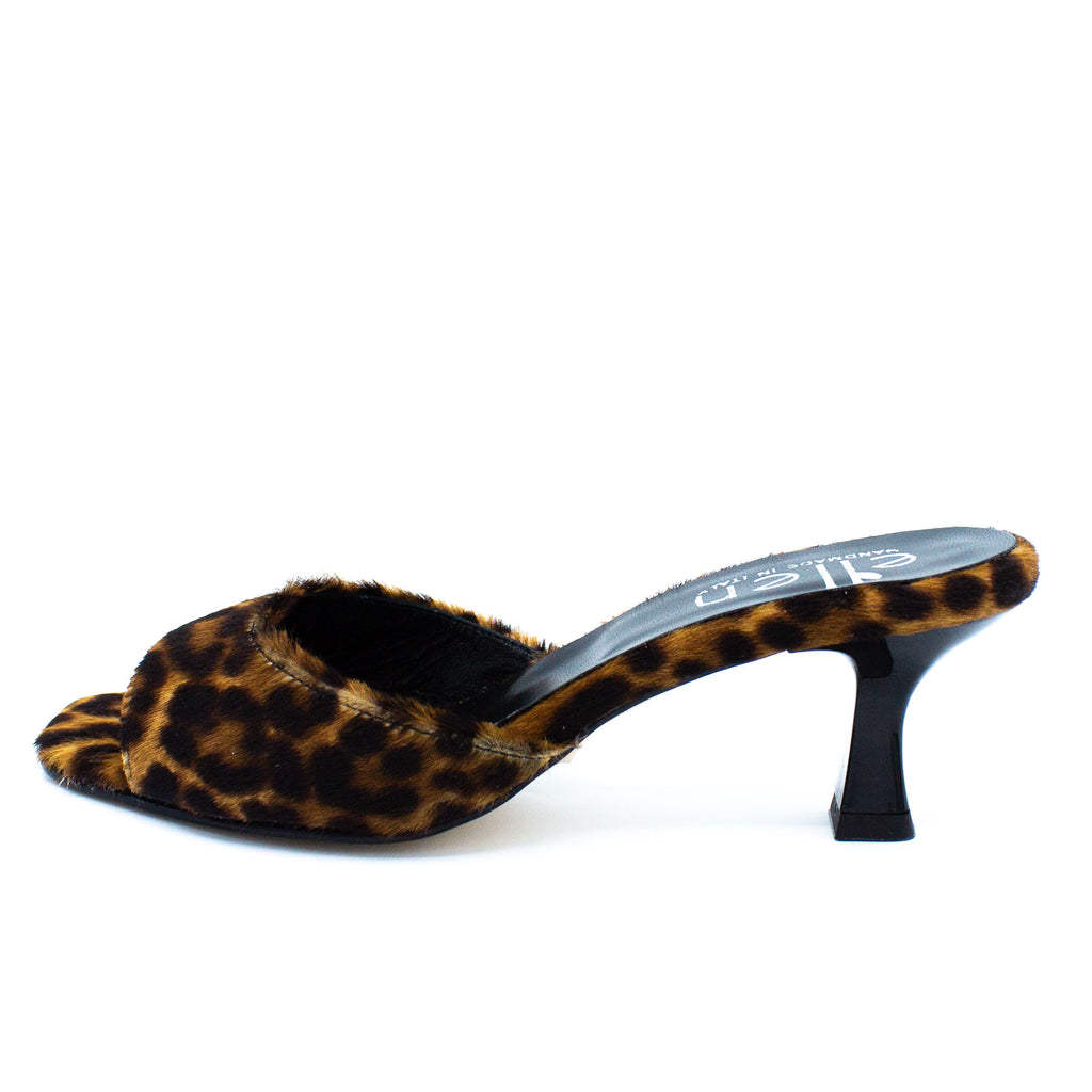 Mules donna leopardo