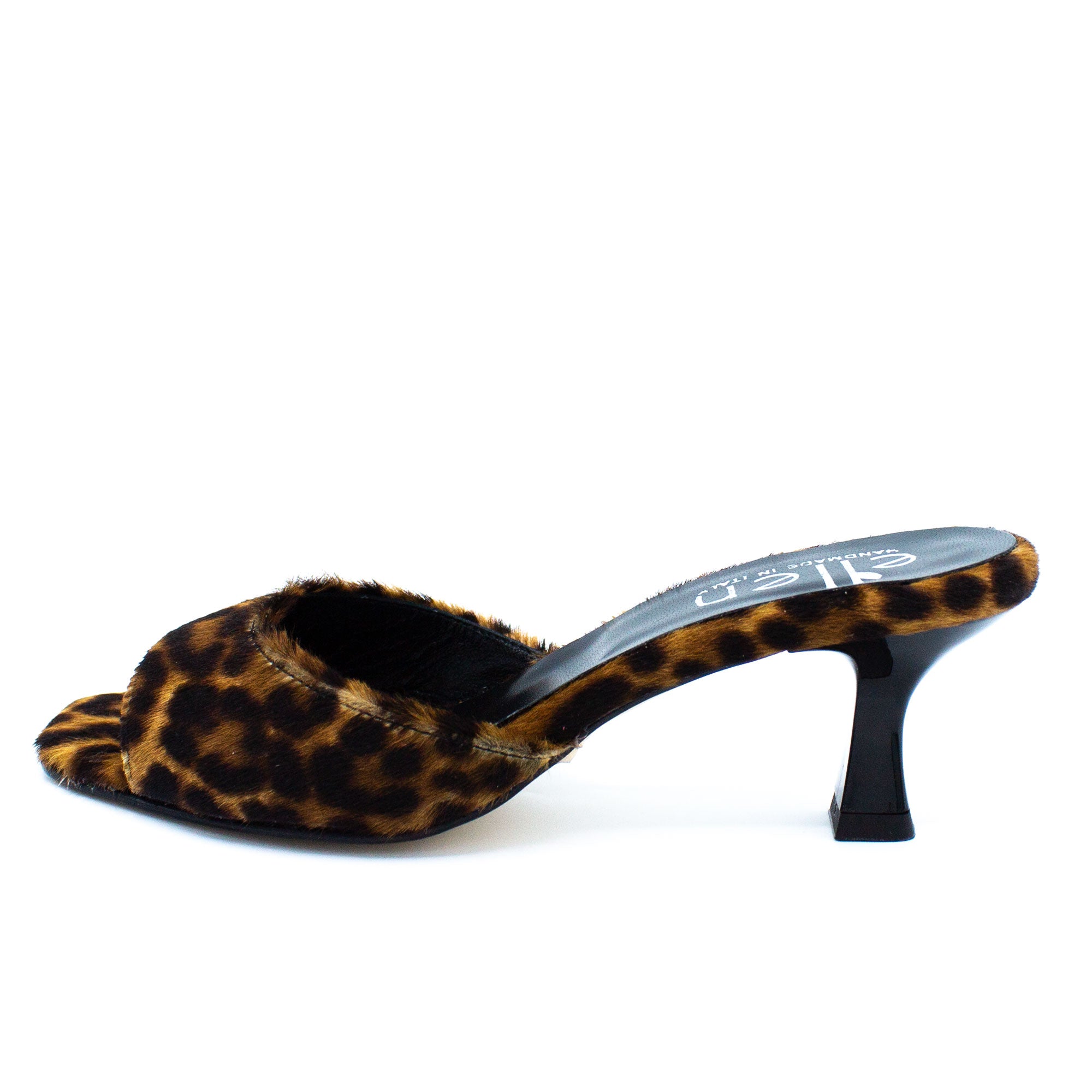 Mules donna leopardo