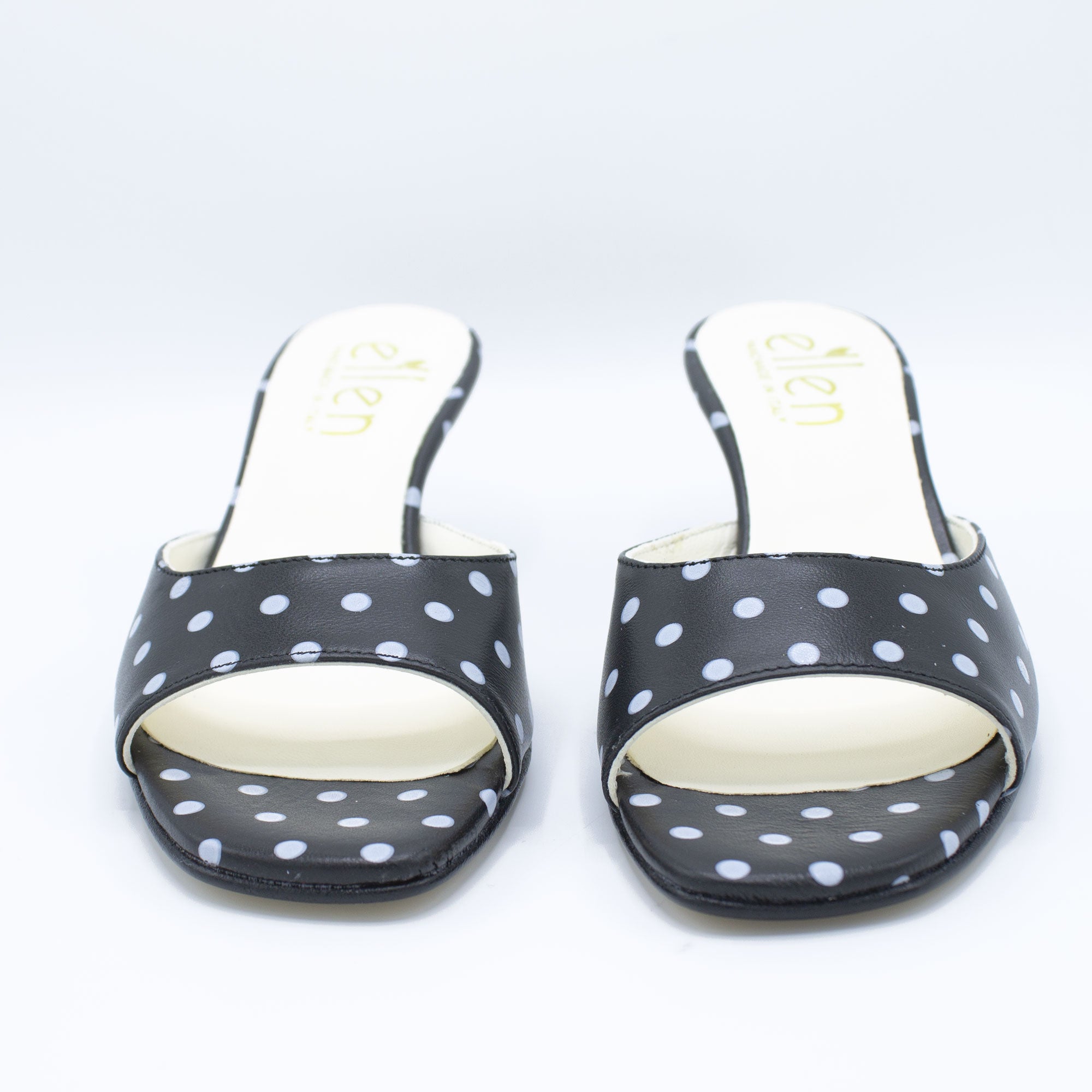 Mules donna pois nero