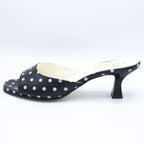 Mules donna pois nero