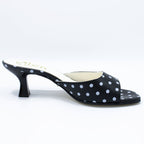 Mules donna pois nero