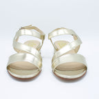 Sandalo donna platino