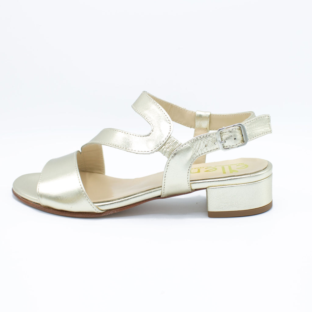 Sandalo donna platino