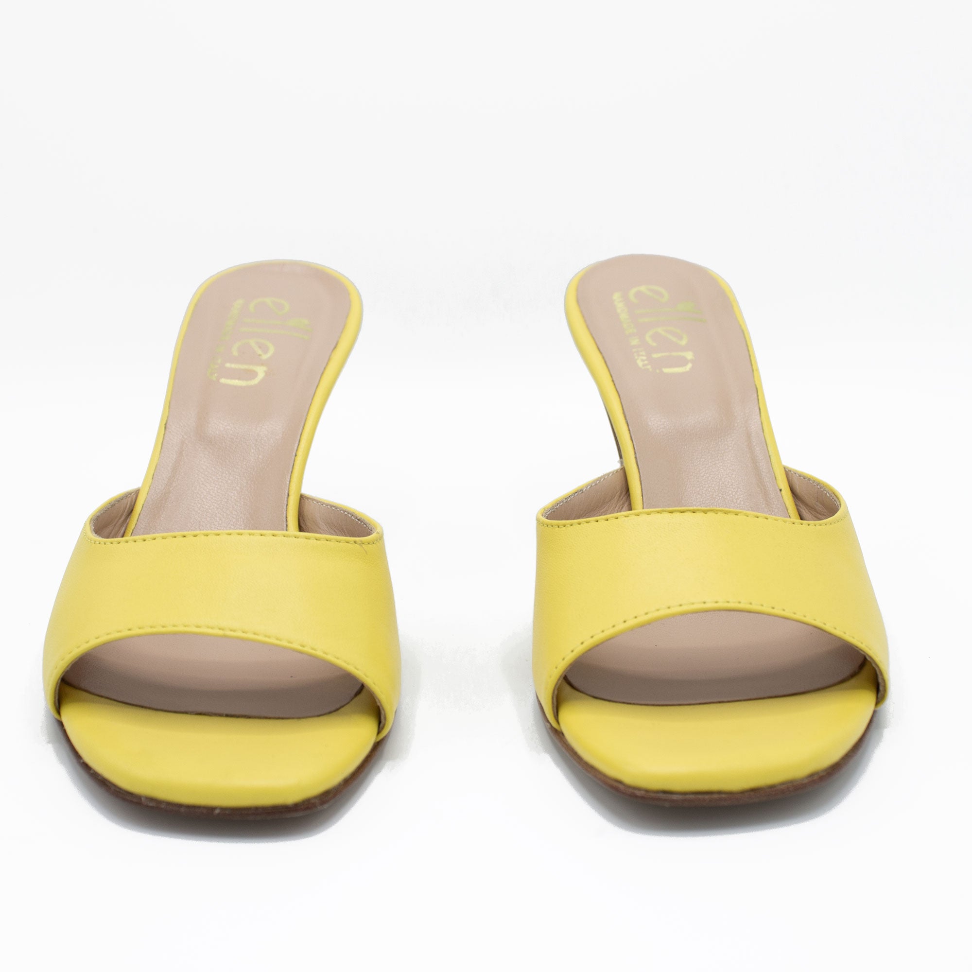 Mules donna giallo