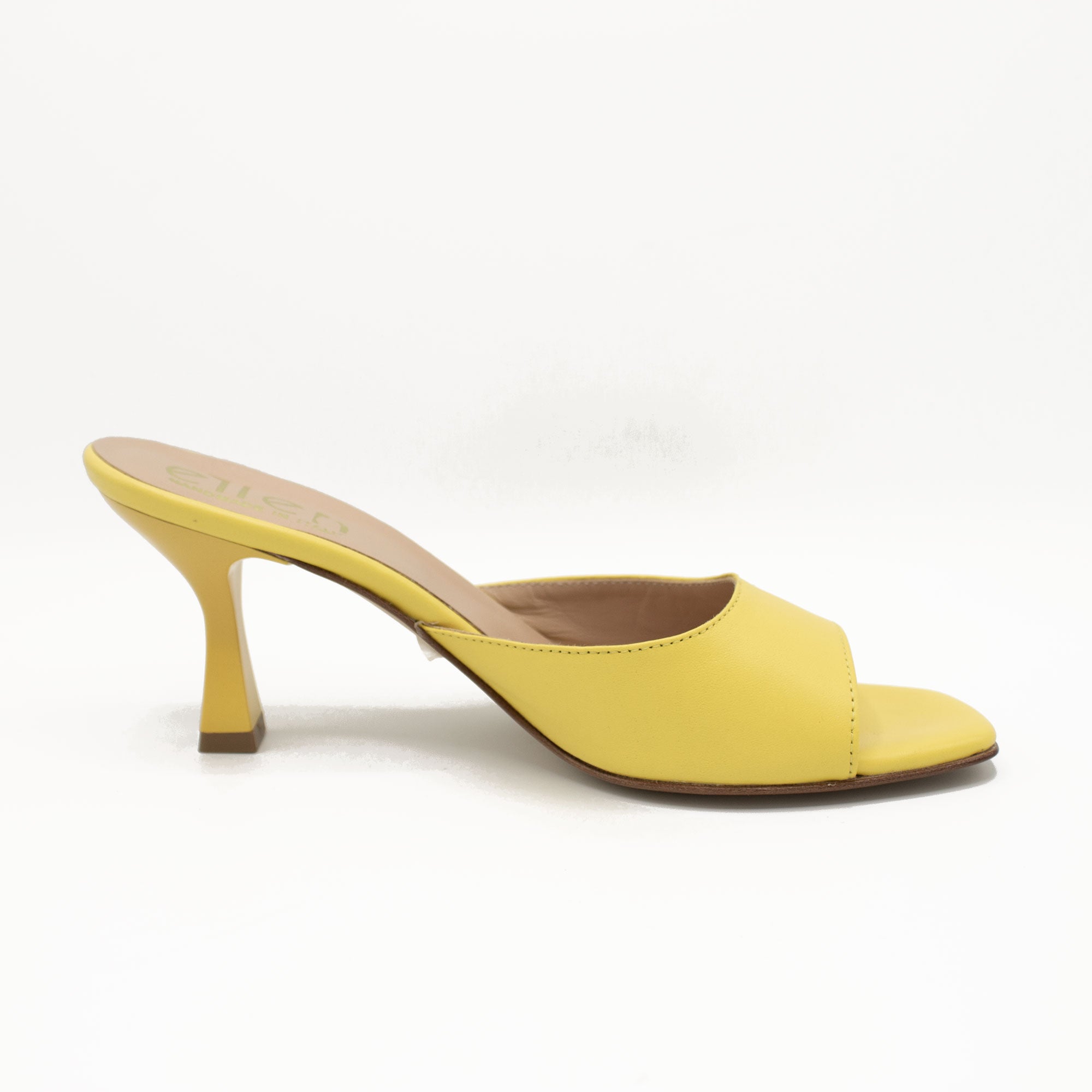 Mules donna giallo