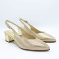 Slingback donna  platino