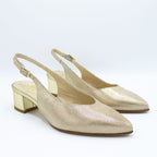 Slingback donna  platino