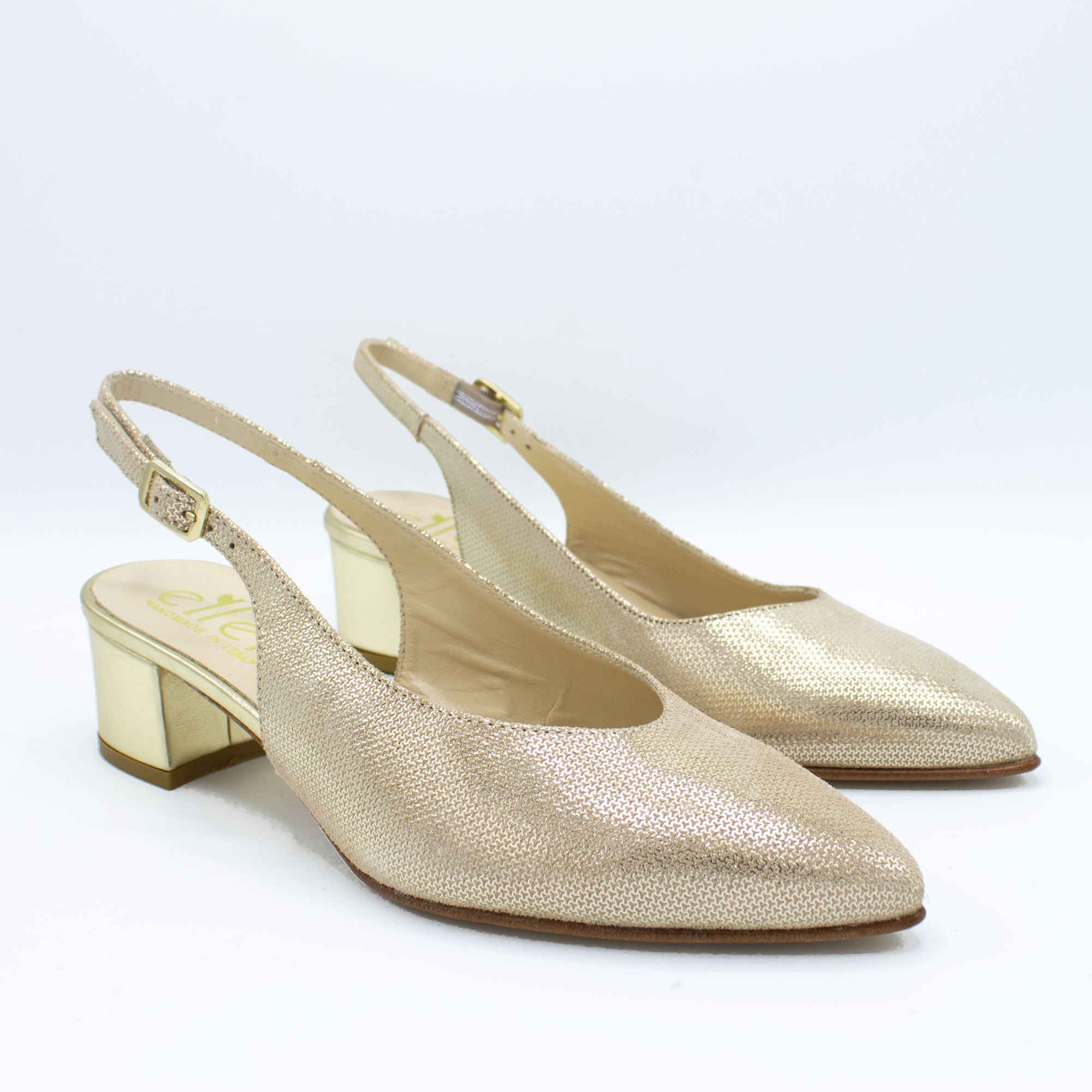 Slingback donna  platino