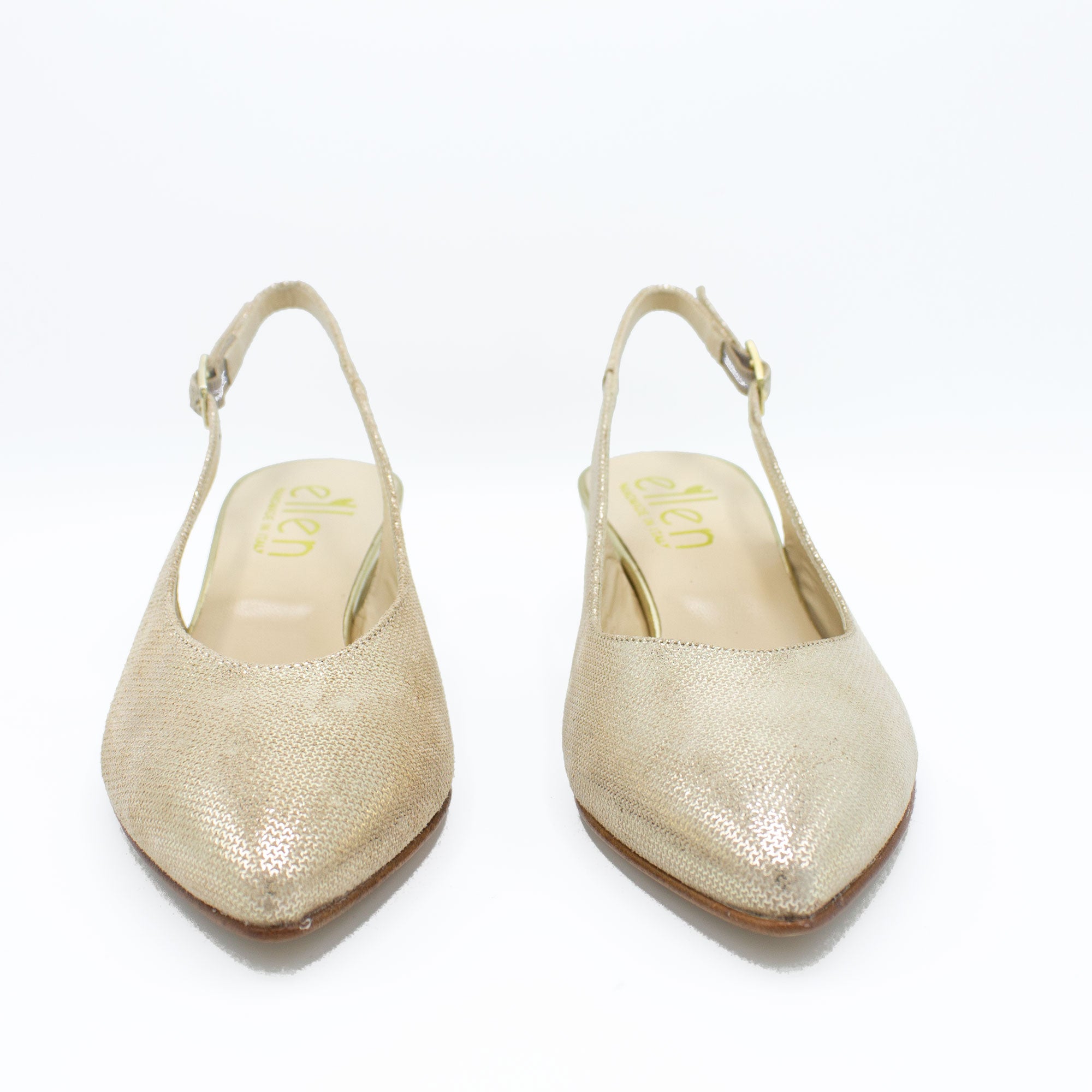 Slingback donna  platino