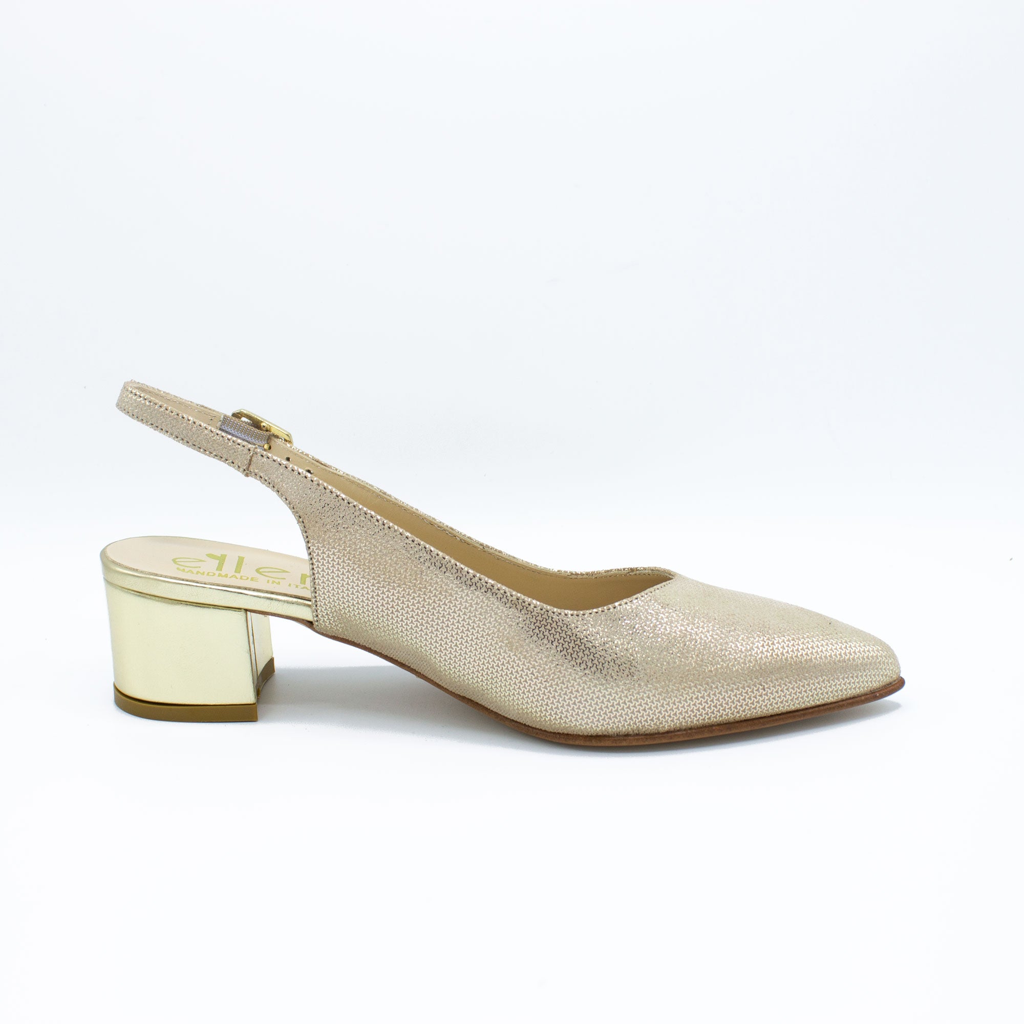 Slingback donna  platino