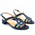 Sandalo donna blu
