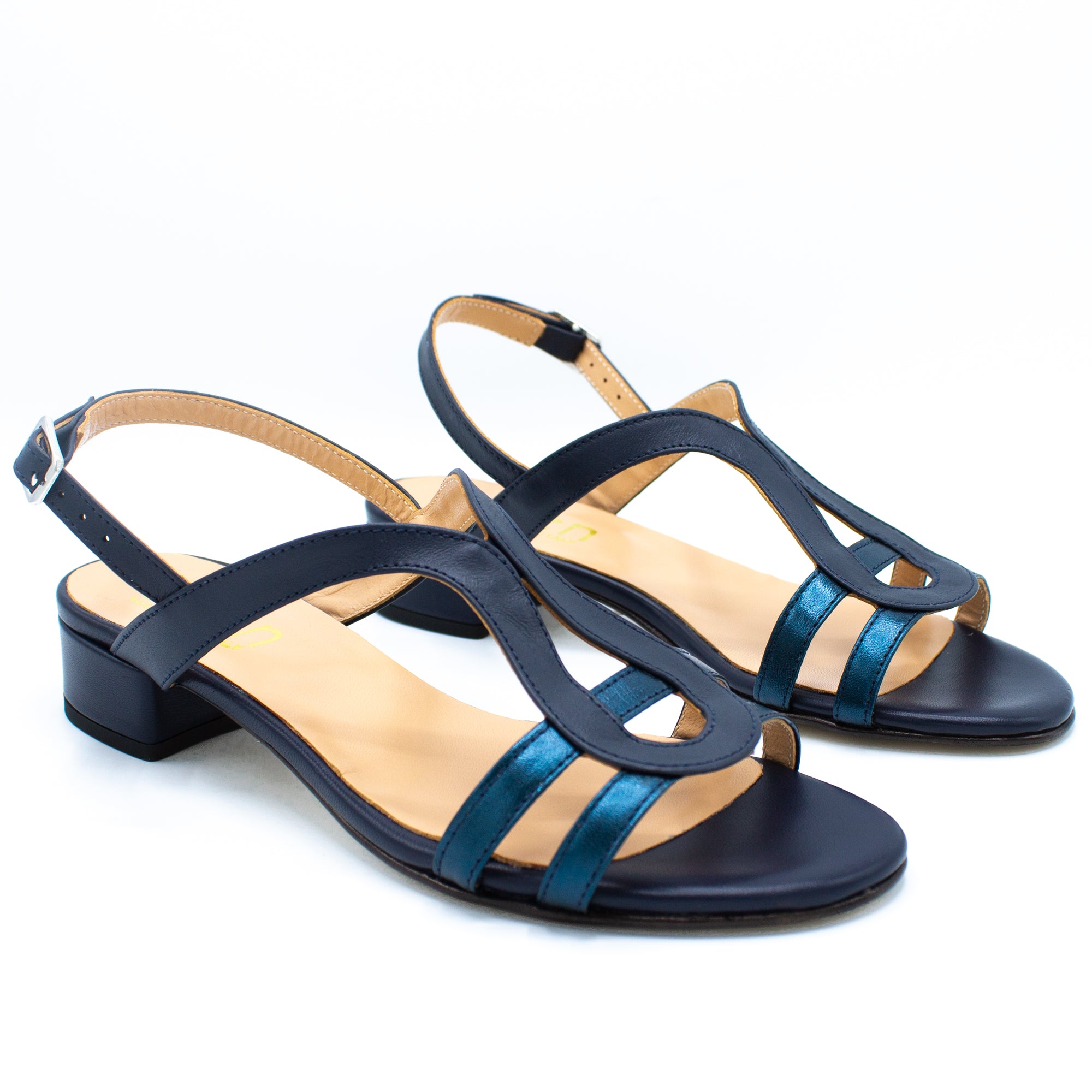 Sandalo donna blu