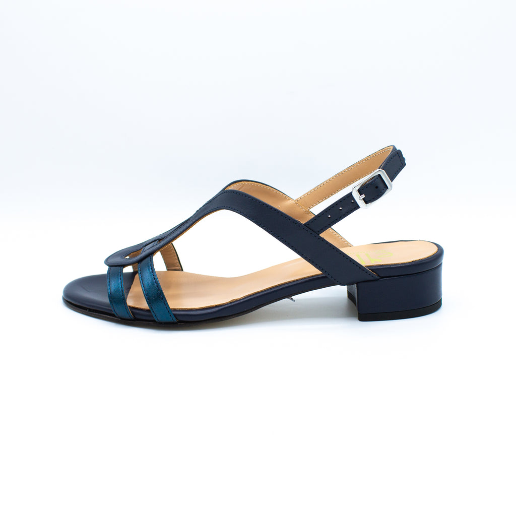 Sandalo donna blu