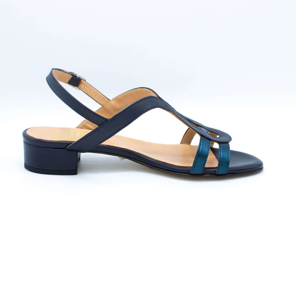 Sandalo donna blu