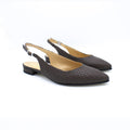 Slingback donna cioccolato