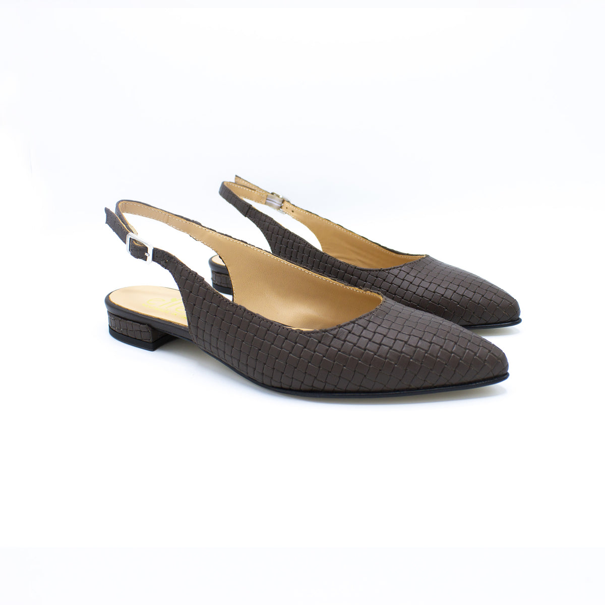 Slingback donna cioccolato