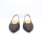 Slingback donna cioccolato