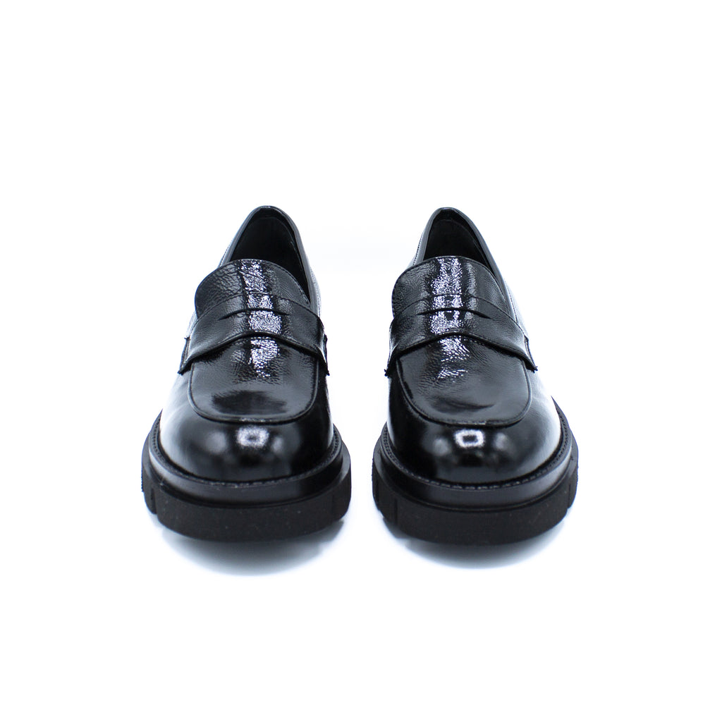 Mocassino donna in naplak nero
