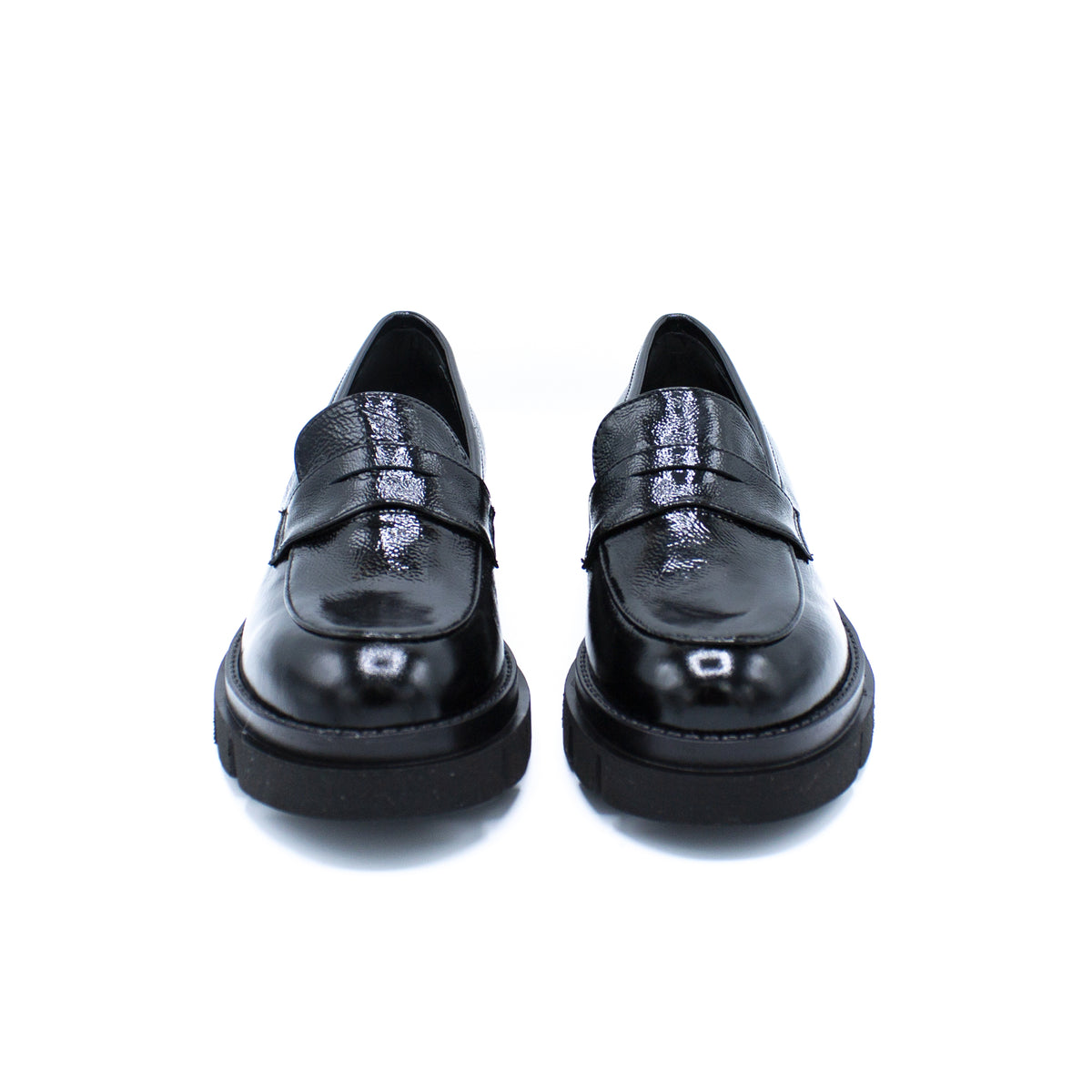 Mocassino donna in naplak nero