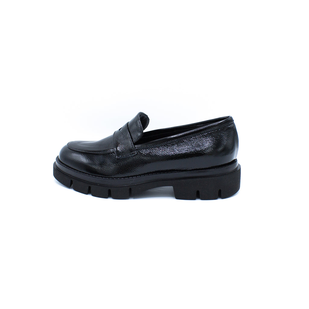 Mocassino donna in naplak nero