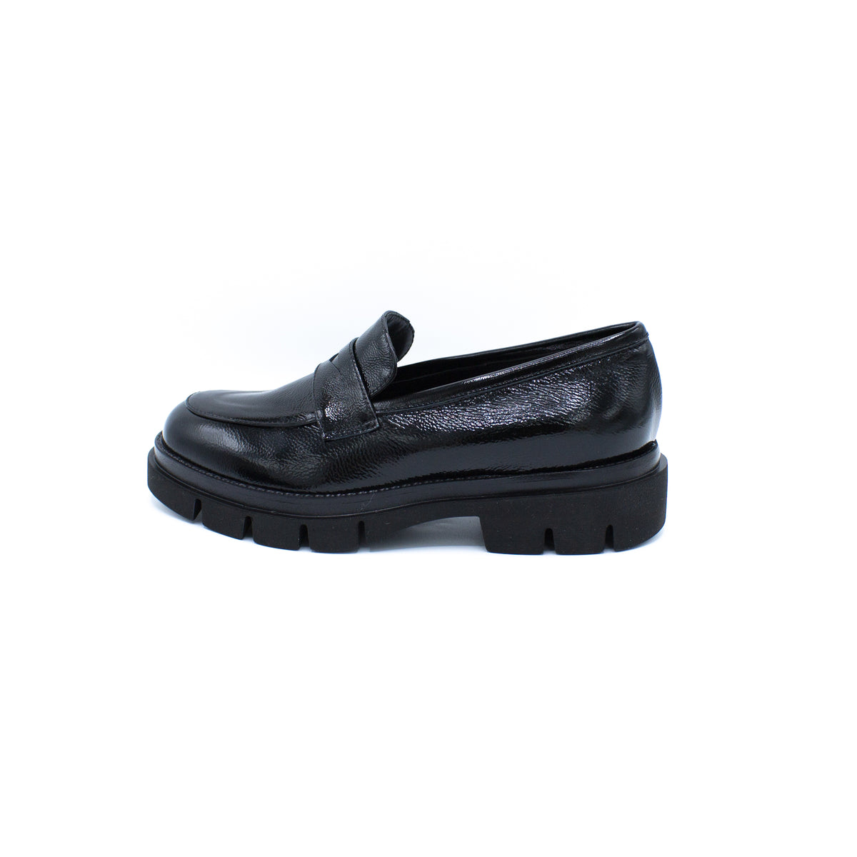 Mocassino donna in naplak nero
