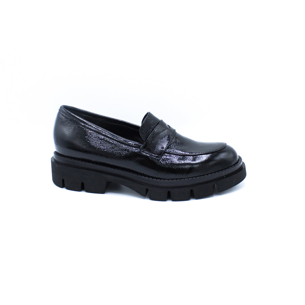 Mocassino donna in naplak nero