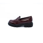 Mocassino donna in naplak bordeaux