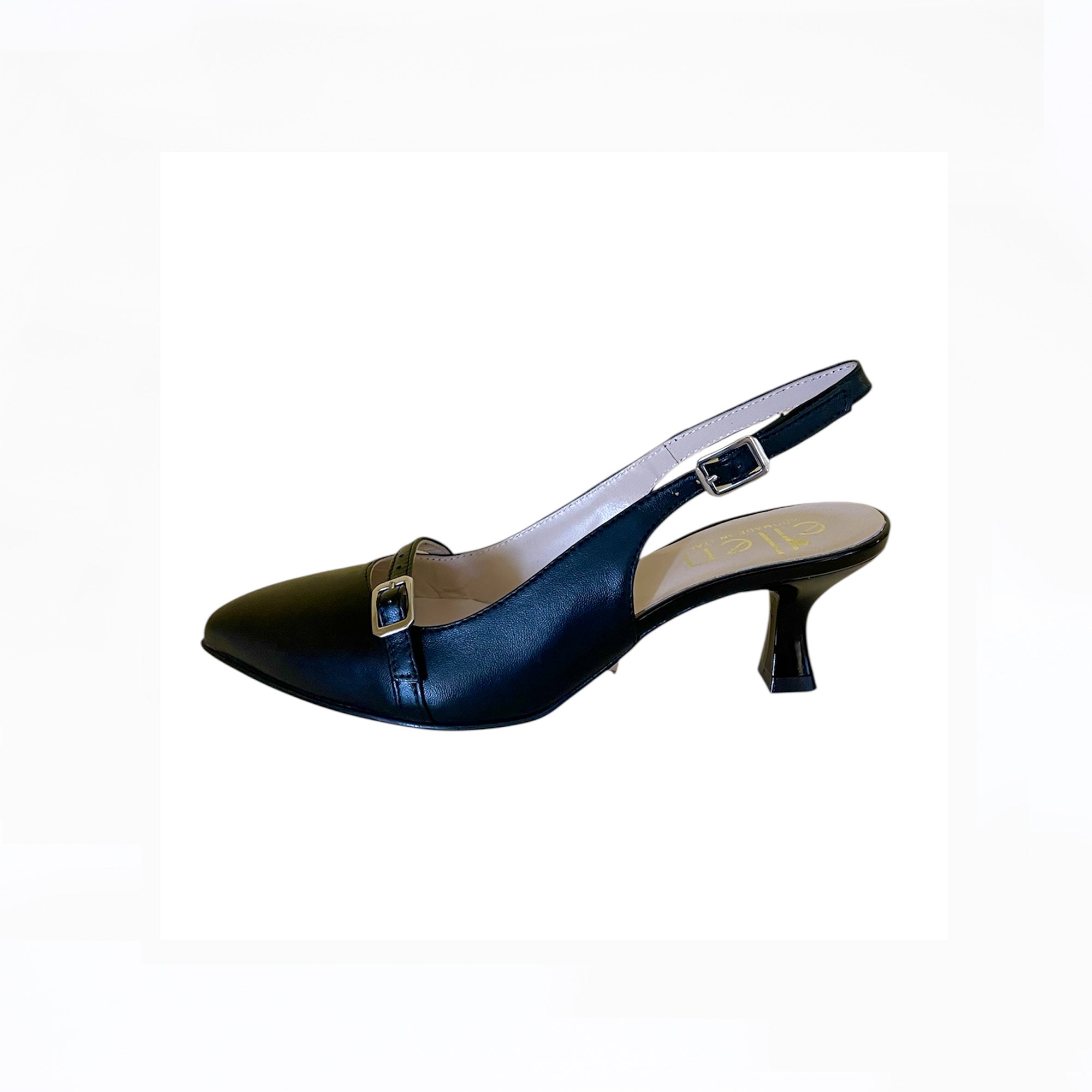 Slingback donna nero