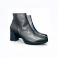 Stivaletto donna in pelle nero