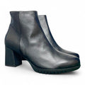 Stivaletto donna in pelle nero
