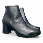 Stivaletto donna in pelle nero
