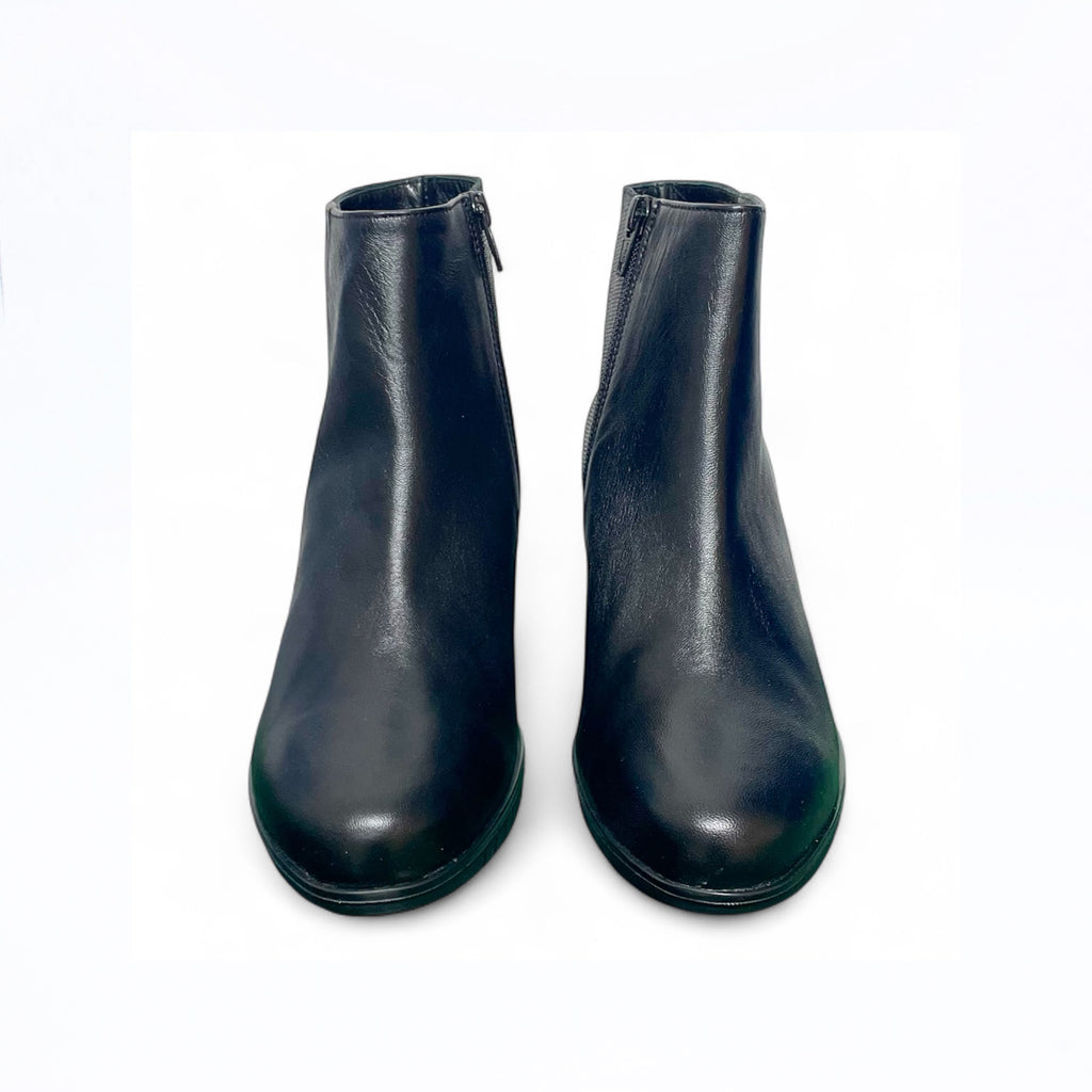 Stivaletto donna in pelle nero