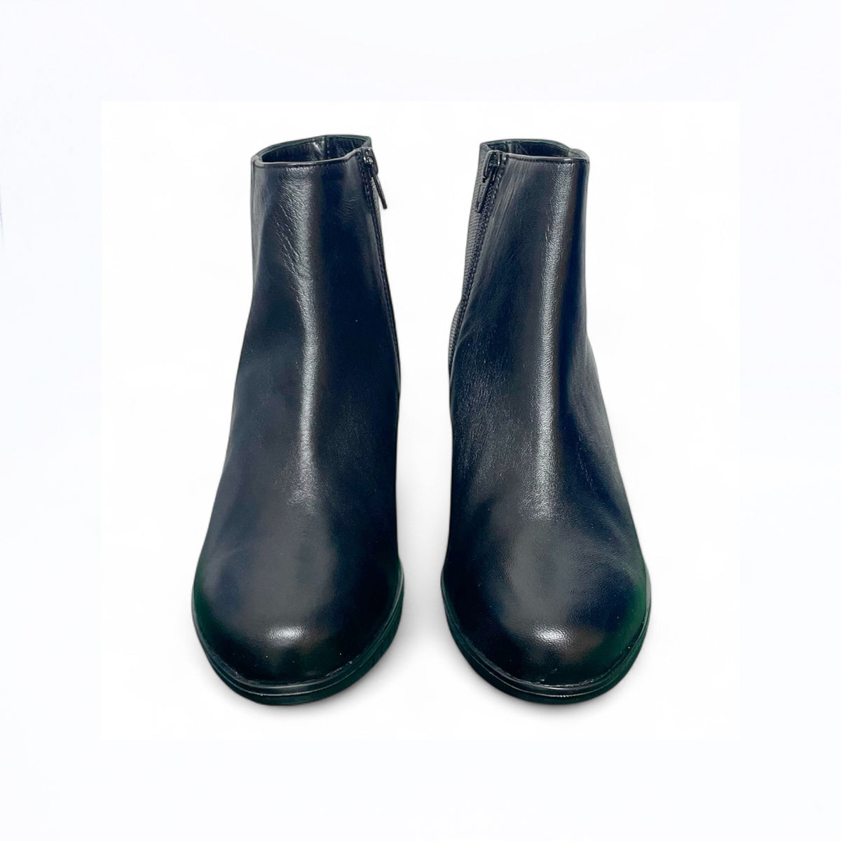 Stivaletto donna in pelle nero