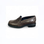 Mocassino donna in pelle cioccolato