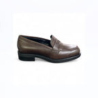 Mocassino donna in pelle cioccolato