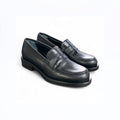 Mocassino donna in pelle nero