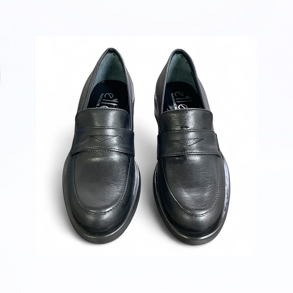 Mocassino donna in pelle nero