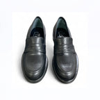 Mocassino donna in pelle nero