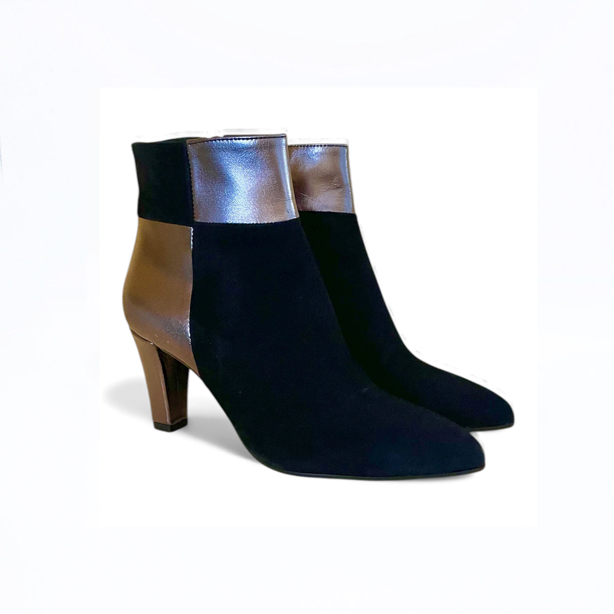 Stivaletto donna nero e grigio