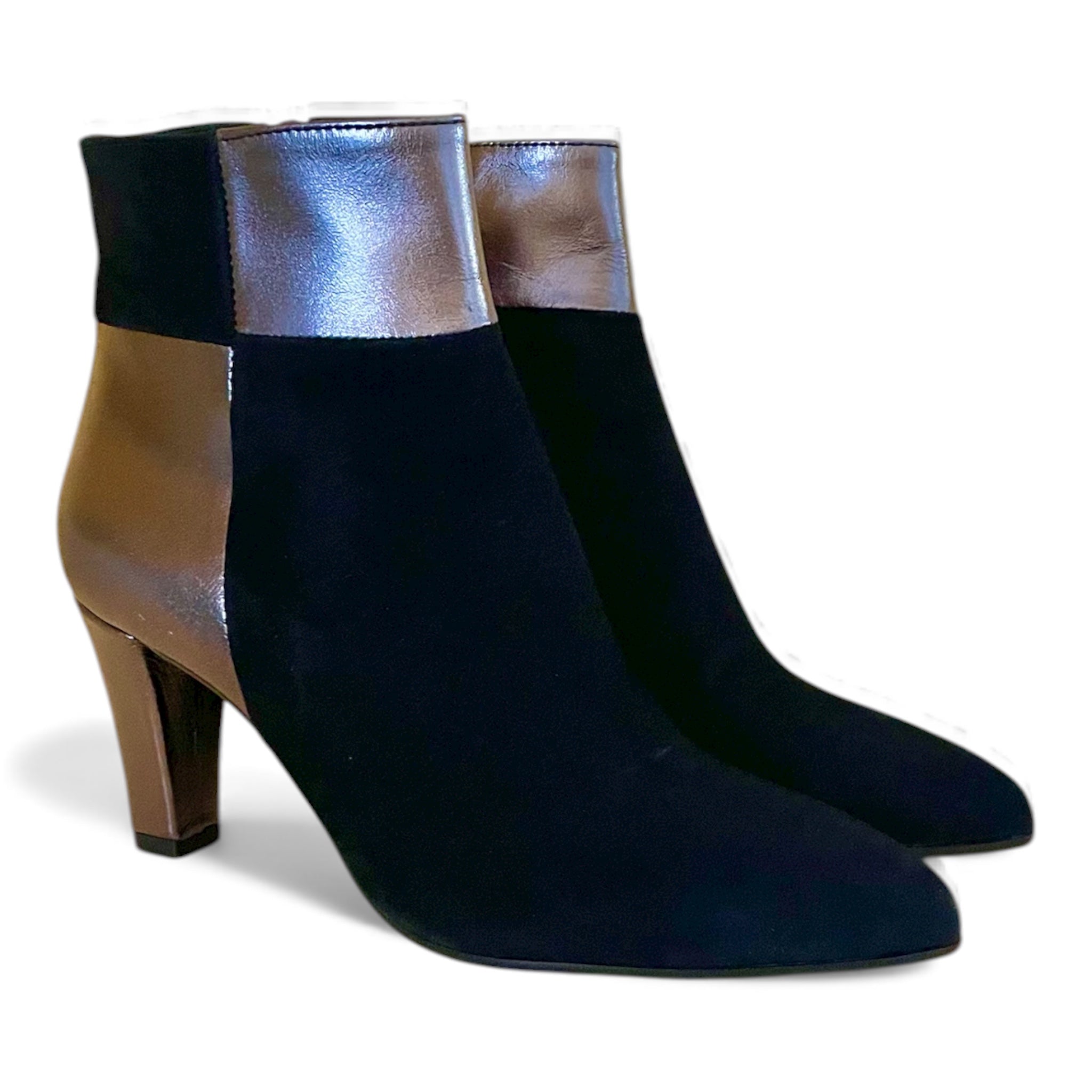 Stivaletto donna nero e grigio