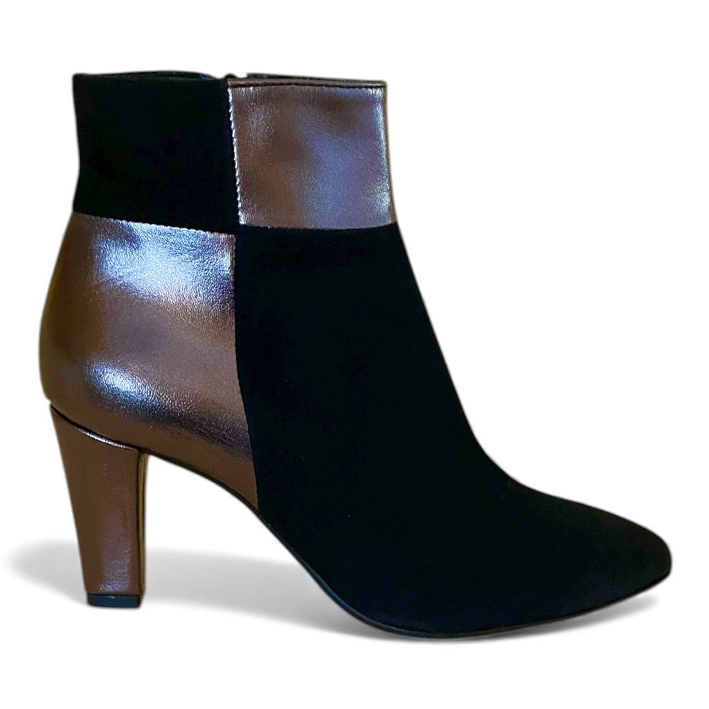 Stivaletto donna nero e grigio