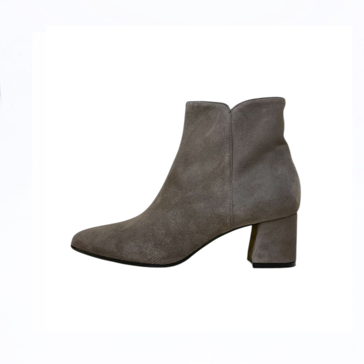 Stivaletto donna in camoscio grigio