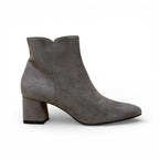 Stivaletto donna in camoscio grigio