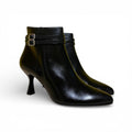 Stivaletto donna in pelle nero