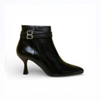 Stivaletto donna in pelle nero