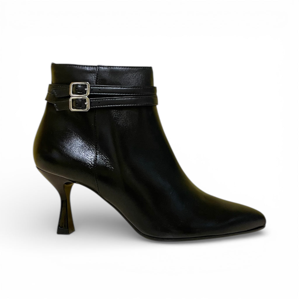 Stivaletto donna in pelle nero
