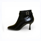 Stivaletto donna in pelle nero